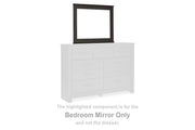 Tampa Furniture Outlet - Ashley Furniture - Brinxton Bedroom - Bedroom Mirror / Charcoal - B249-36
