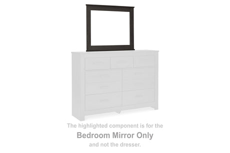 Tampa Furniture Outlet - Ashley Furniture - Brinxton Bedroom - Bedroom Mirror / Charcoal - B249-36