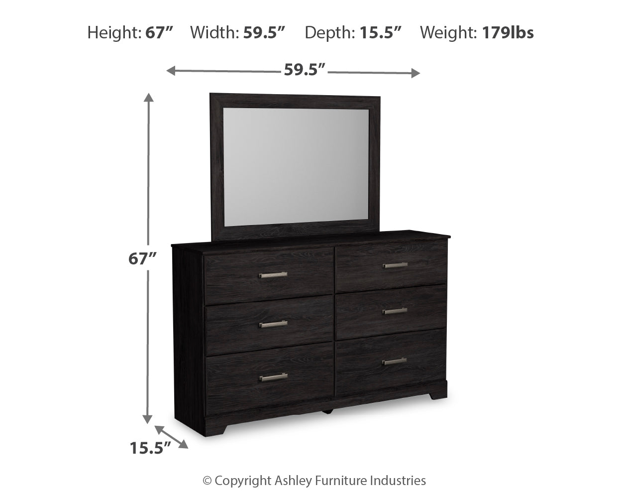 Belachime King Panel Bed, Dresser, Mirror, Chest and Nightstand - Tampa Furniture Outlet