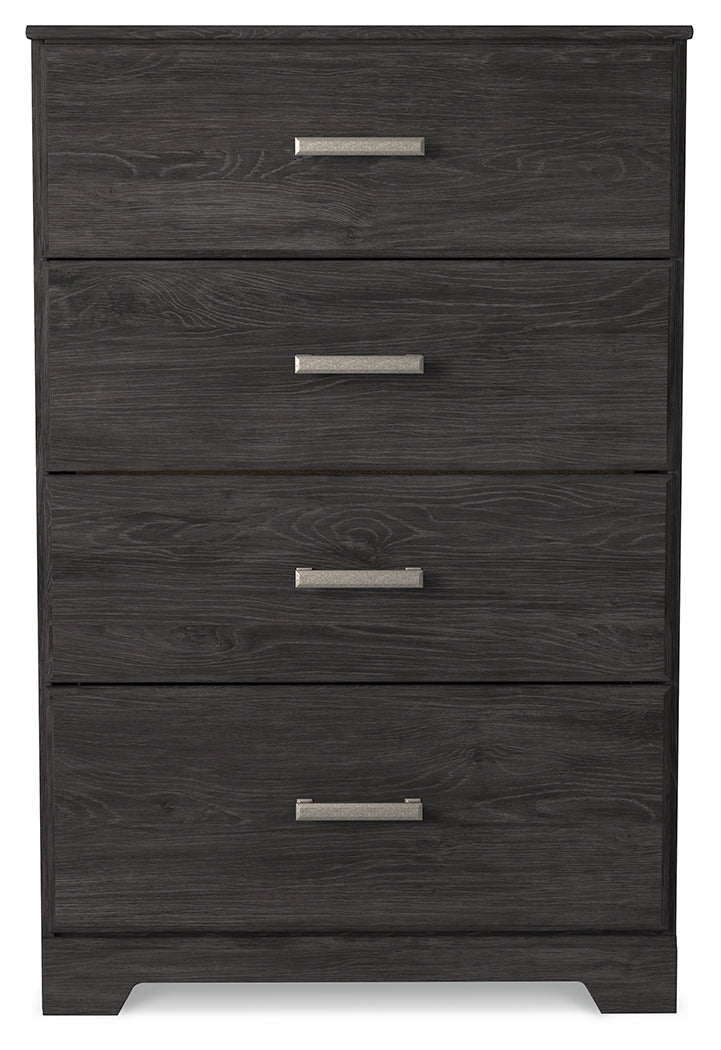 Belachime King Panel Bed, Dresser, Mirror, Chest and Nightstand - Tampa Furniture Outlet