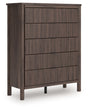 Tampa Furniture Outlet - Ashley Furniture - Pamytta Bedroom - One Drawer Night Stand / Brown - PCB2614-91