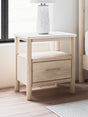 Tampa Furniture Outlet - Ashley Furniture - Cadmori Bedroom - Queen Upholstered Panel Bed / Black/White - B2616B2