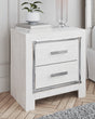 Tampa Furniture Outlet - Ashley Furniture - Altyra Bedroom - King Upholstered Bookcase Bed with Storage / White - B2640B30