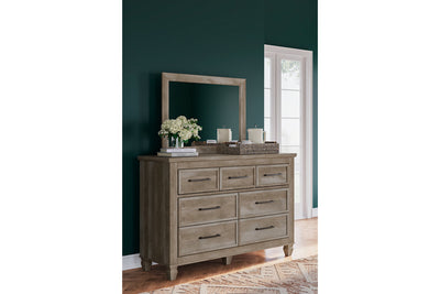 Yarbeck Dresser and Mirror - Tampa Furniture Outlet