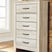 Tampa Furniture Outlet - Ashley Furniture - Bellaby Bedroom - King Crossbuck Panel Bed / Whitewash - B331B10