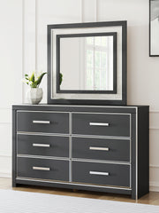 Tampa Furniture Outlet - Ashley Furniture - Zuraleus Bedroom - Dresser and Mirror / Black - PCB3380B1
