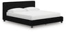 Tampa Furniture Outlet - Ashley Furniture - Zuraleus Bedroom - California King Upholstered Bed / Black - PCB3380B14