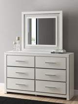 Tampa Furniture Outlet - Ashley Furniture - Zuraleus Bedroom - Dresser and Mirror / White - PCB3381B1