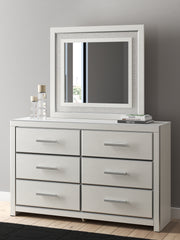Tampa Furniture Outlet - Ashley Furniture - Zuraleus Bedroom - Dresser and Mirror / White - PCB3381B1