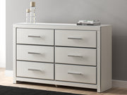 Tampa Furniture Outlet - Ashley Furniture - Zuraleus Bedroom - Six Drawer Dresser / White - PCB3381-31
