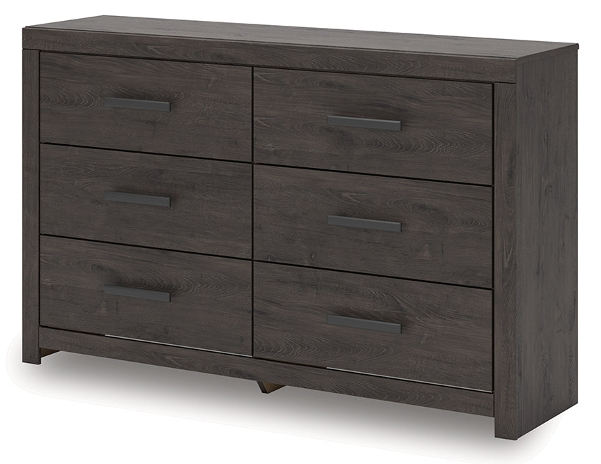Prendonea King Panel Bed, Dresser and 2 Nightstands - Tampa Furniture Outlet