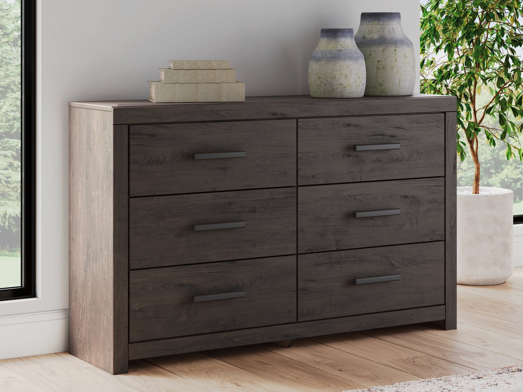 Prendonea King Panel Bed, Dresser and 2 Nightstands - Tampa Furniture Outlet