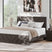 Tampa Furniture Outlet - Ashley Furniture - Prendonea Bedroom - King Panel Bed / Charcoal - B3789B8
