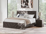 Tampa Furniture Outlet - Ashley Furniture - Prendonea Bedroom - Queen Panel Bed / Charcoal - B3789B4