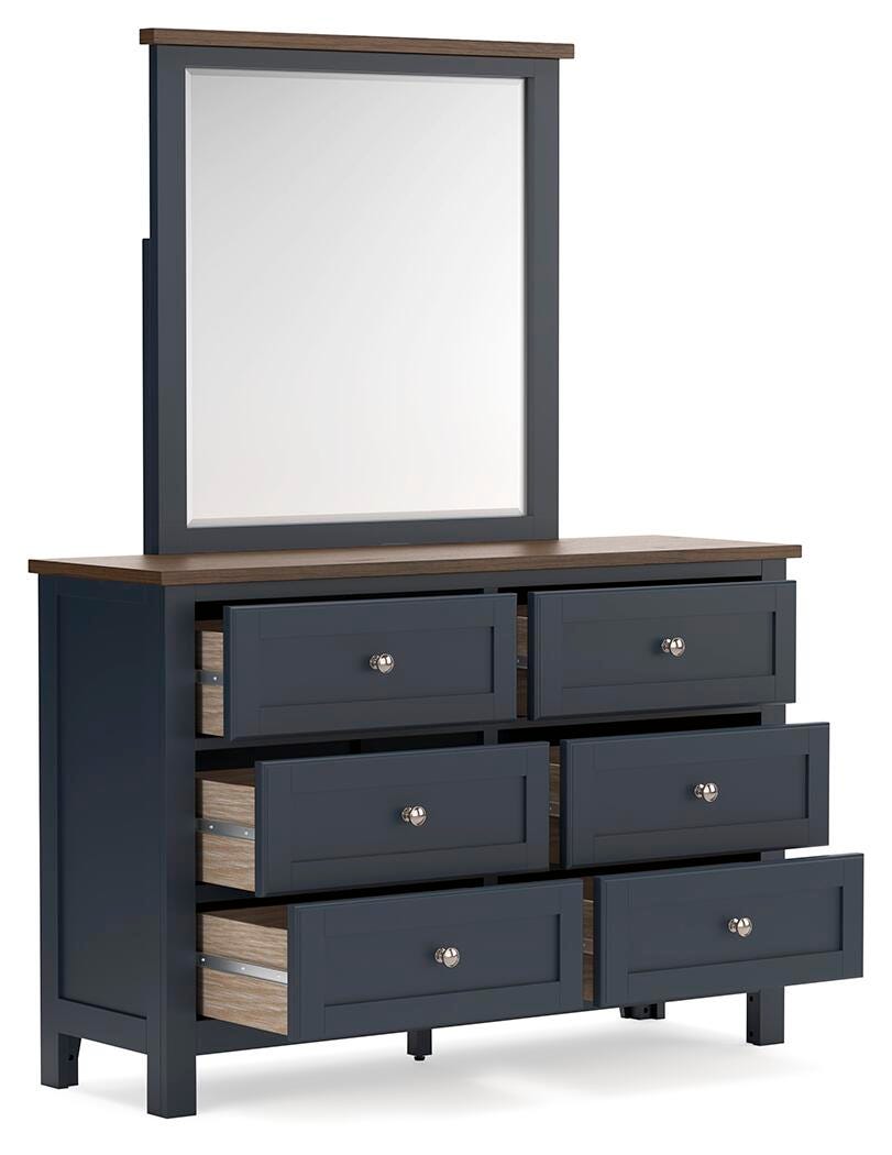 Landocken Queen Panel Bed, Dresser, Mirror and Nightstand - Tampa Furniture Outlet