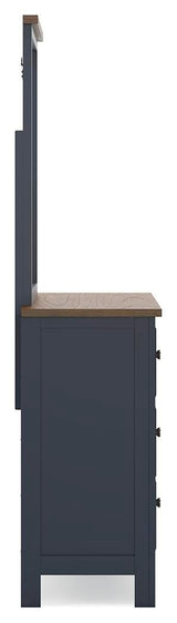 Landocken Queen Panel Bed, Dresser, Mirror and Nightstand - Tampa Furniture Outlet