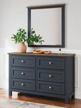 Landocken Queen Panel Bed, Dresser, Mirror and Nightstand - Tampa Furniture Outlet