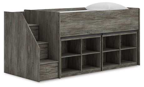 Frandern Twin Loft Bed with Drawer Storage