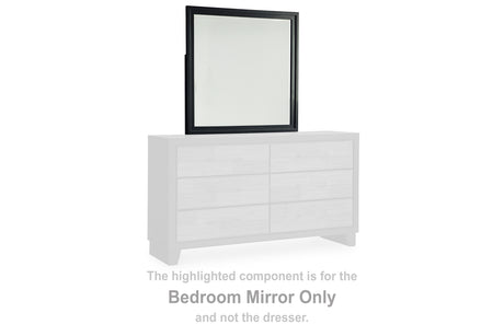 Tampa Furniture Outlet - Ashley Furniture - Kraeburn Bedroom - Bedroom Mirror / Brown/Black - B496-36