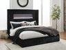 Tampa Furniture Outlet - Ashley Furniture - Tayleena Bedroom - King Upholstered Bed with Fireplace and Wireless Audio - PCB620B2
