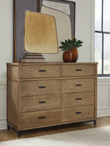 Tampa Furniture Outlet - Ashley Furniture - Tomtyn Bedroom - Dresser / Light Brown - B622-31