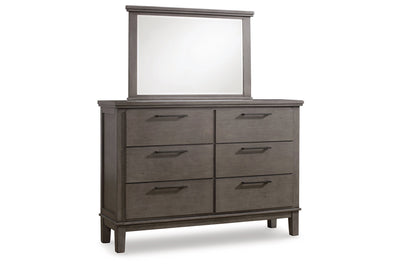 Hallanden Dresser and Mirror - Tampa Furniture Outlet