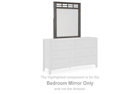 Tampa Furniture Outlet - Ashley Furniture - Montillan Bedroom - Bedroom Mirror / Grayish Brown - B651-36
