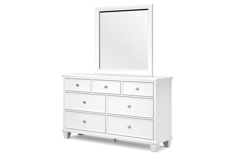 Fortman Dresser and Mirror - Tampa Furniture Outlet