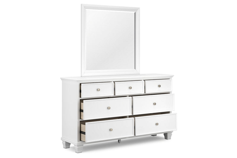 Fortman Dresser and Mirror - Tampa Furniture Outlet