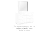 Tampa Furniture Outlet - Ashley Furniture - Fortman Bedroom - Bedroom Mirror / White - B680-36