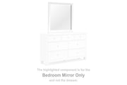 Tampa Furniture Outlet - Ashley Furniture - Fortman Bedroom - Bedroom Mirror / White - B680-36