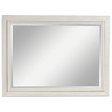 Tampa Furniture Outlet - Ashley Furniture - Shaybrock Bedroom - Bedroom Mirror / Antique White/Brown - B683-36