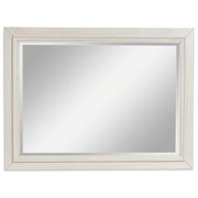 Tampa Furniture Outlet - Ashley Furniture - Shaybrock Bedroom - Bedroom Mirror / Antique White/Brown - B683-36