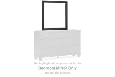 Tampa Furniture Outlet - Ashley Furniture - Lanolee Bedroom - Bedroom Mirror / Black - B687-36