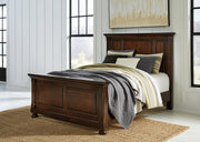 Tampa Furniture Outlet - Ashley Furniture - Porter Bedroom - Queen Panel Bed / Rustic Brown - B697B2