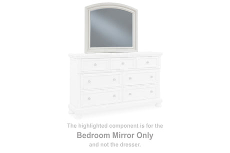 Tampa Furniture Outlet - Ashley Furniture - Robbinsdale Bedroom - Bedroom Mirror / Antique White - B742-36