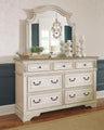 Tampa Furniture Outlet - Ashley Furniture - Realyn Bedroom - Dresser and Mirror / Two-tone - B743B1