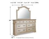 Realyn King Panel Bed, Dresser, Mirror and Nightstand - Tampa Furniture Outlet