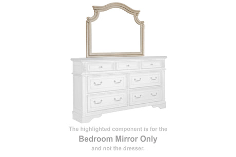 Tampa Furniture Outlet - Ashley Furniture - Realyn Bedroom - Bedroom Mirror / Chipped White - B743-36