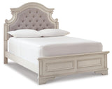 Realyn King Panel Bed, Dresser, Mirror and Nightstand - Tampa Furniture Outlet