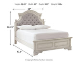 Realyn King Panel Bed, Dresser, Mirror and Nightstand - Tampa Furniture Outlet