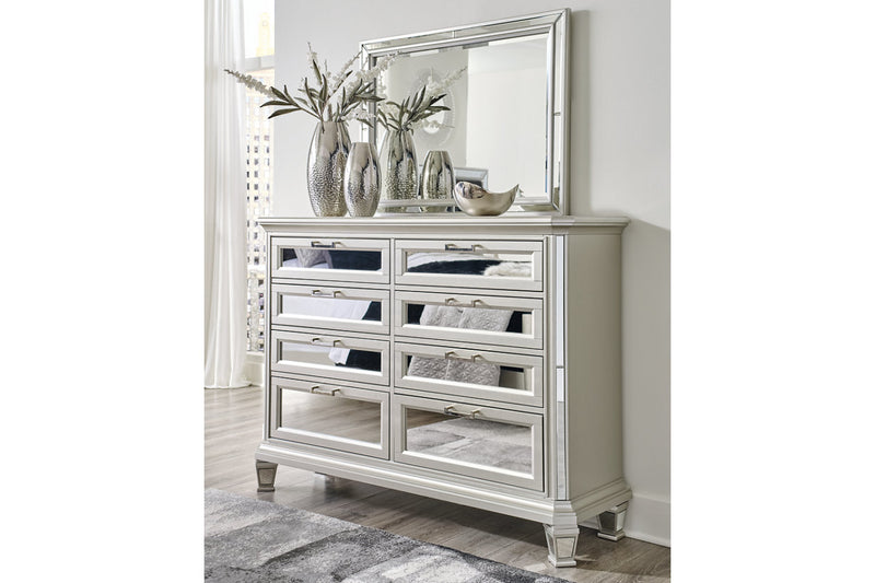 Lindenfield Dresser and Mirror - Tampa Furniture Outlet
