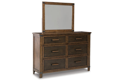 Wyattfield Dresser and Mirror - Tampa Furniture Outlet