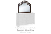 Tampa Furniture Outlet - Ashley Furniture - Lavinton Bedroom - Bedroom Mirror / Brown - B764-36