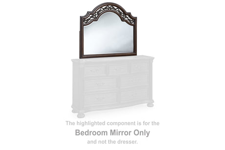 Tampa Furniture Outlet - Ashley Furniture - Lavinton Bedroom - Bedroom Mirror / Brown - B764-36