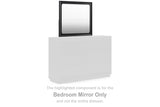 Tampa Furniture Outlet - Ashley Furniture - Londer Bedroom - Bedroom Mirror / Black - B768-36