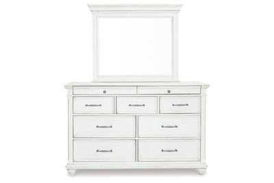 Kanwyn Dresser and Mirror - Tampa Furniture Outlet