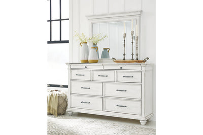 Kanwyn Dresser and Mirror - Tampa Furniture Outlet