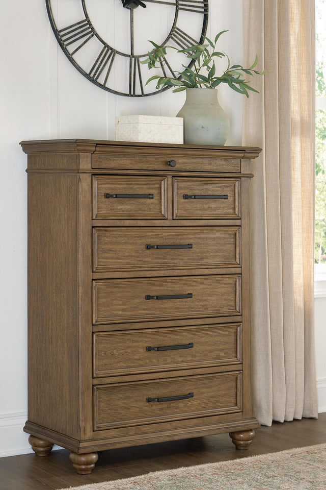 Tampa Furniture Outlet - Ashley Furniture - Karallin Bedroom - Seven Drawer Chest - PCB782-46