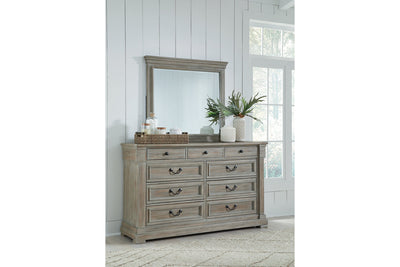 Moreshire Dresser and Mirror - Tampa Furniture Outlet